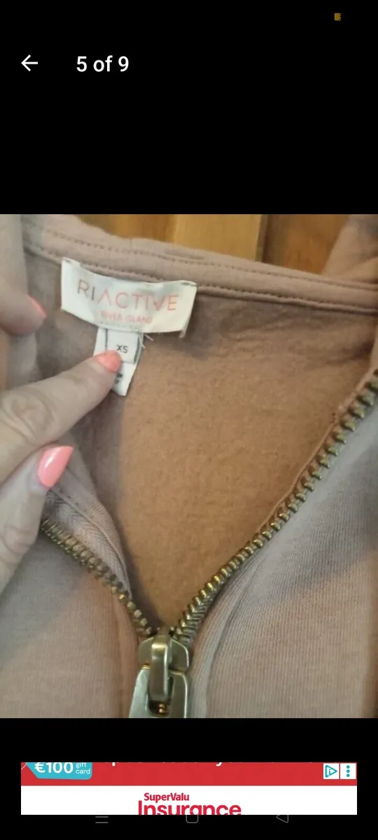 Ladies oversized river island hoody xs - Image 3