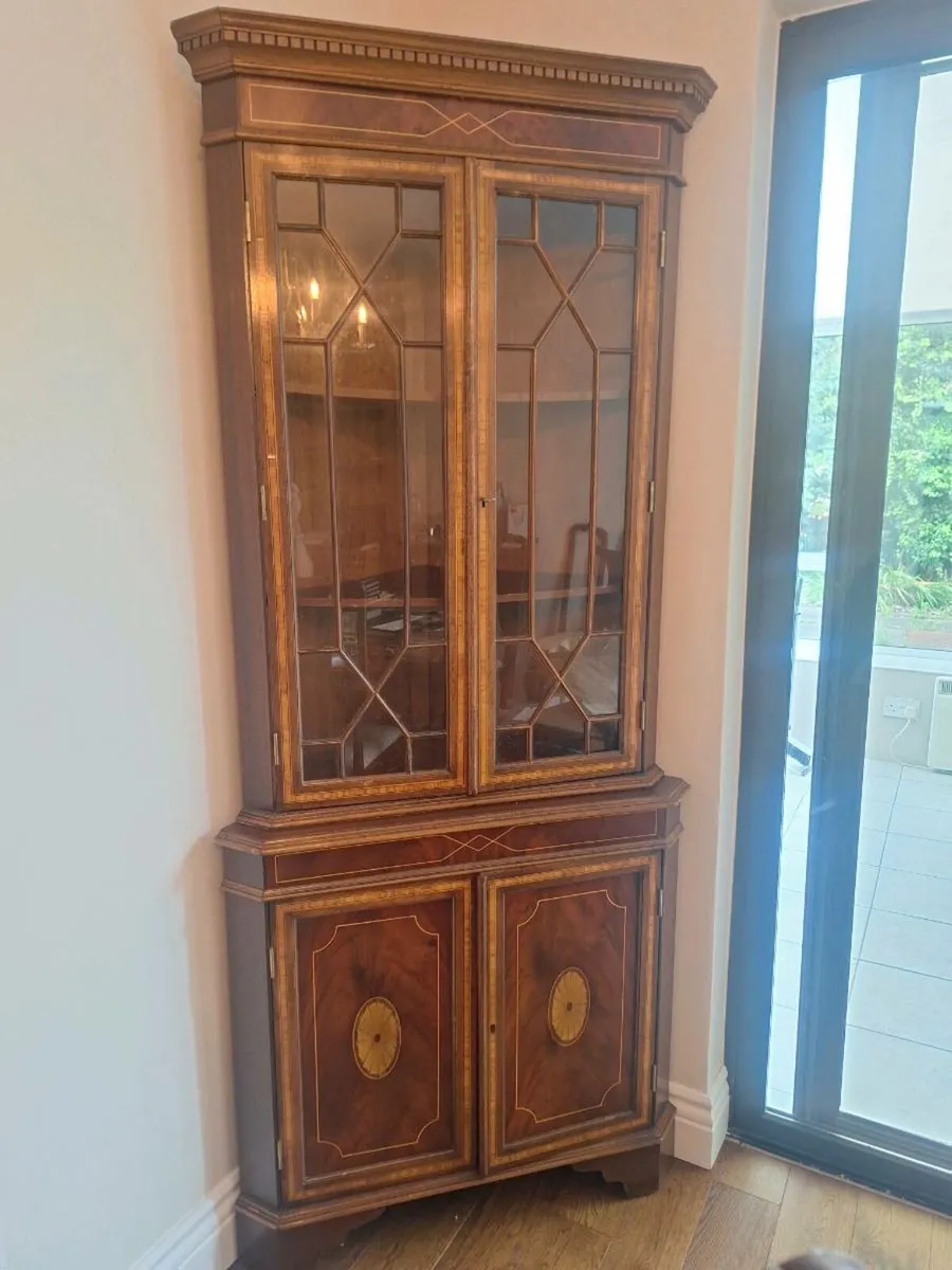 Corner Edwardian Display Unit - Image 2