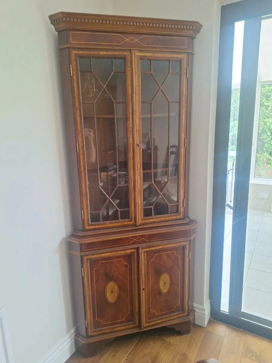 Corner Edwardian Display Unit - Image 3