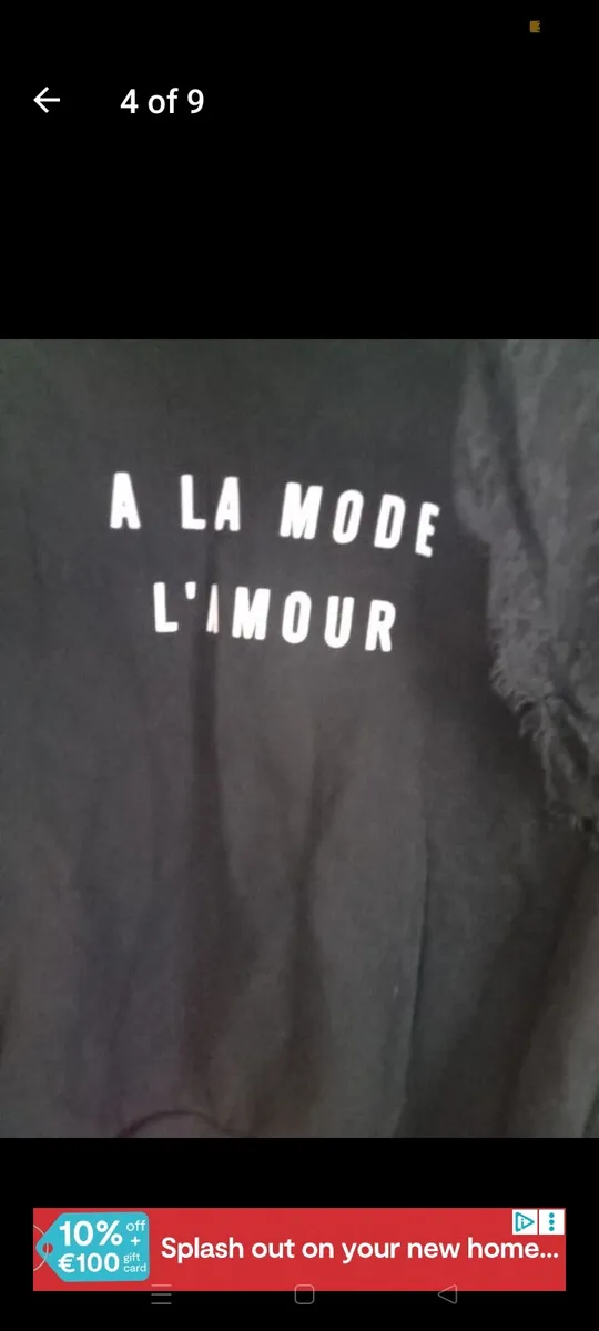 Ladies oversized river island sweatshirt xs - Image 3