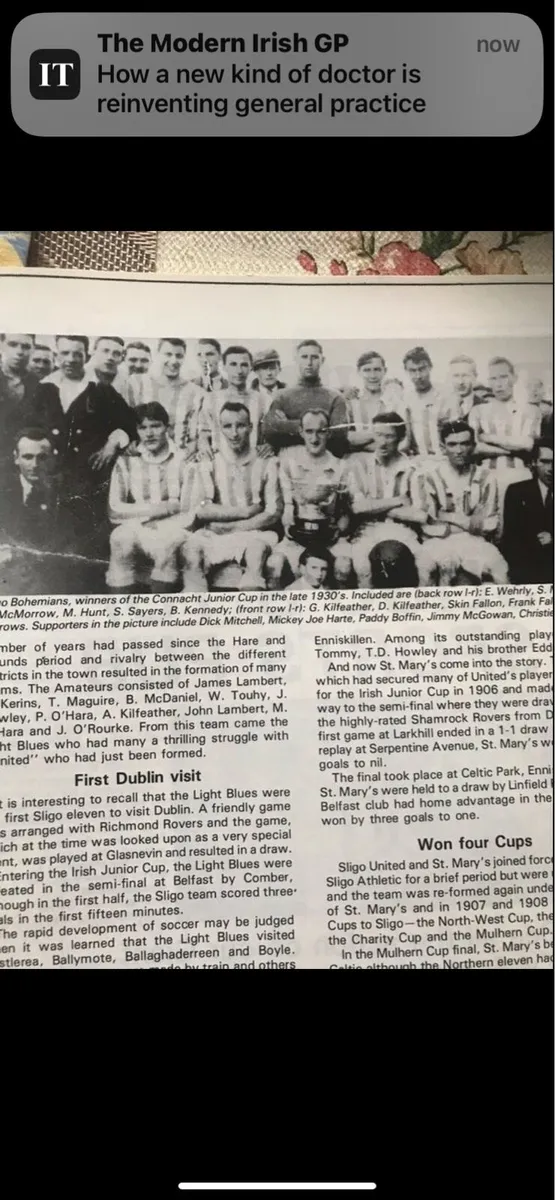 Sligo-Leitrim Junior Soccer Tribute - Image 3