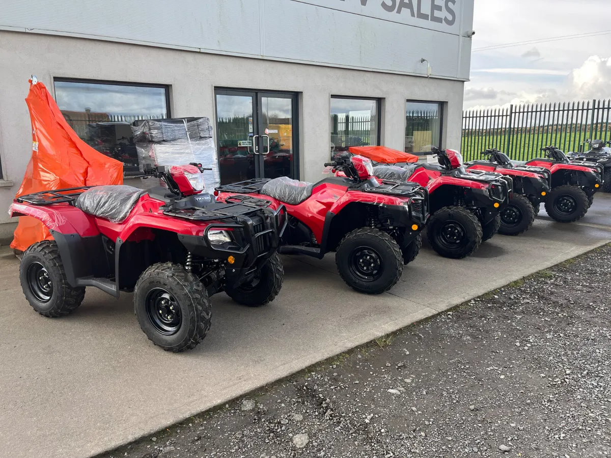 FINANCE NEW HONDA ATV €48 PER WEEK - Image 1