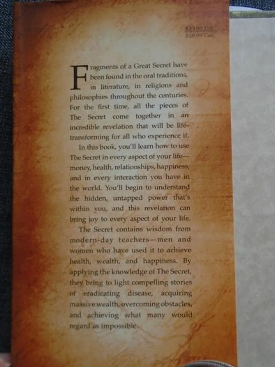 The Secret, Hardback book, Non fiction Book - Image 2