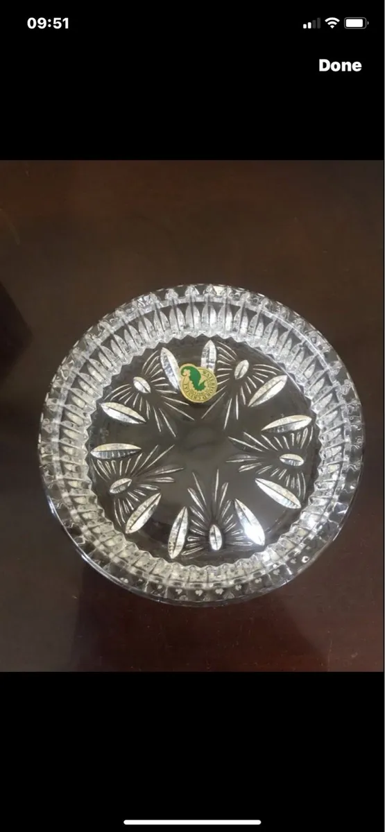 Waterford Crystal Millennium Wine Bottle Coaster - Image 2