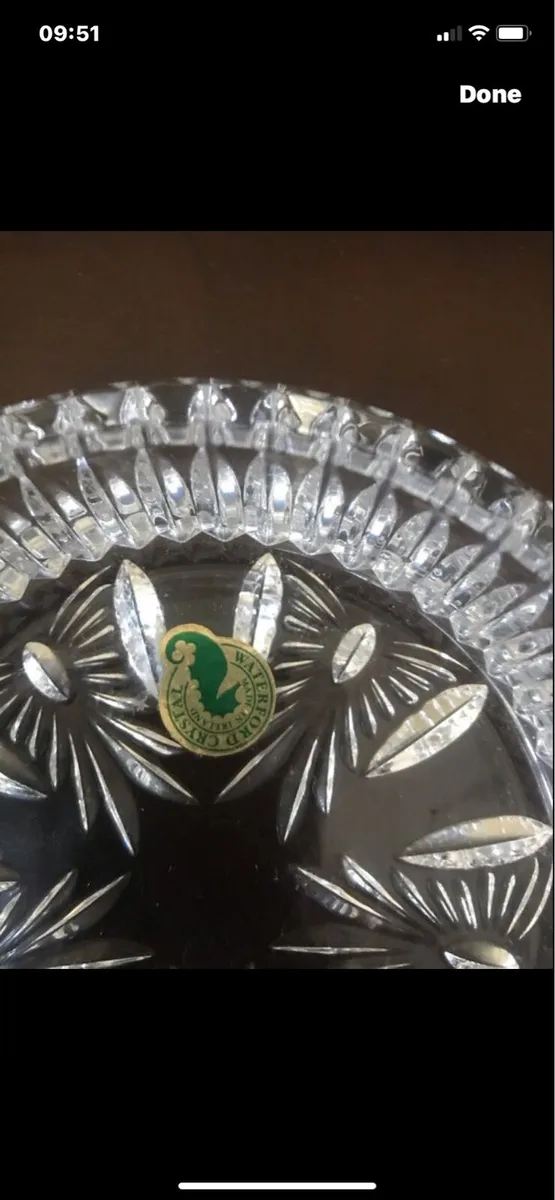 Waterford Crystal Millennium Wine Bottle Coaster - Image 3