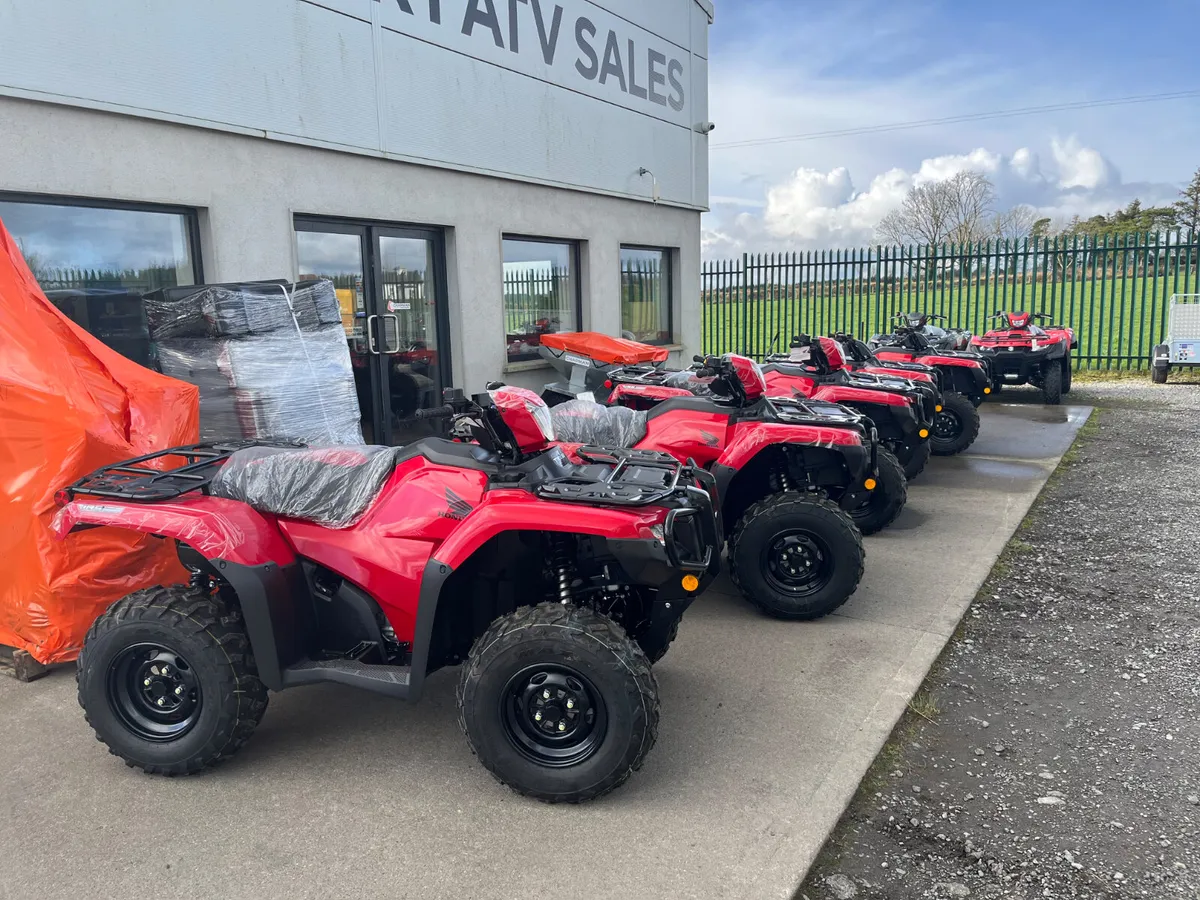 FINANCE NEW HONDA ATV €48 PER WEEK - Image 1
