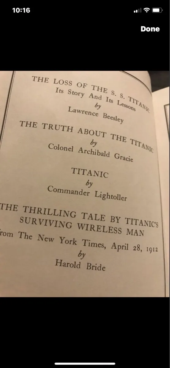 Story of The Titanic- By Survivors - Image 2