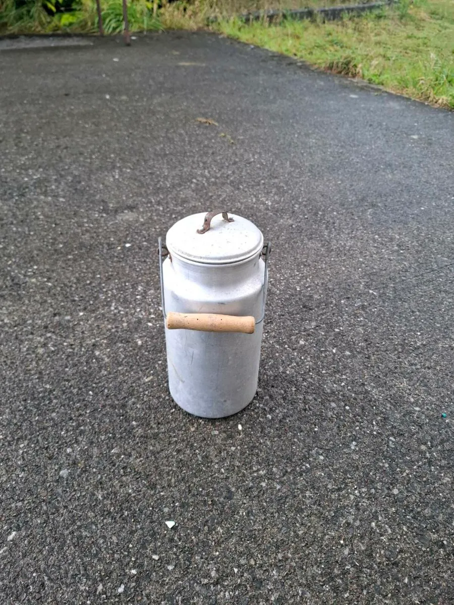 Old small milk can postage possible