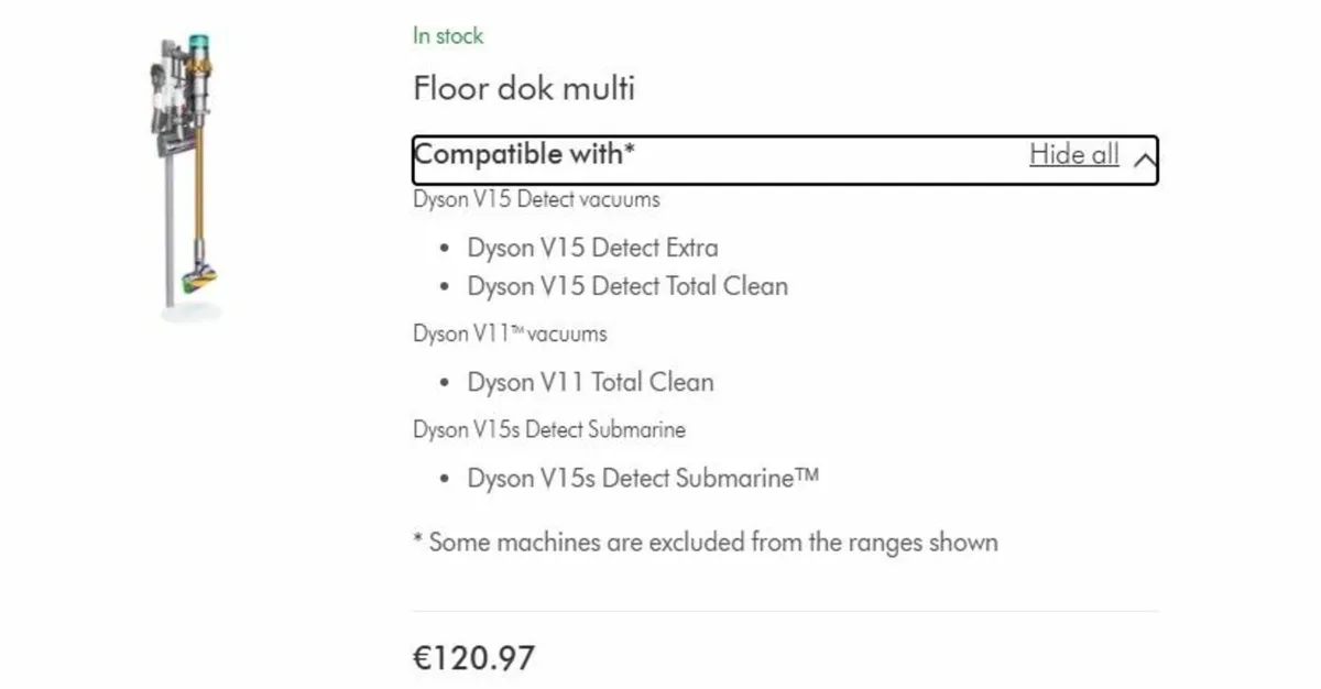 dyson floor dok multi - Image 2