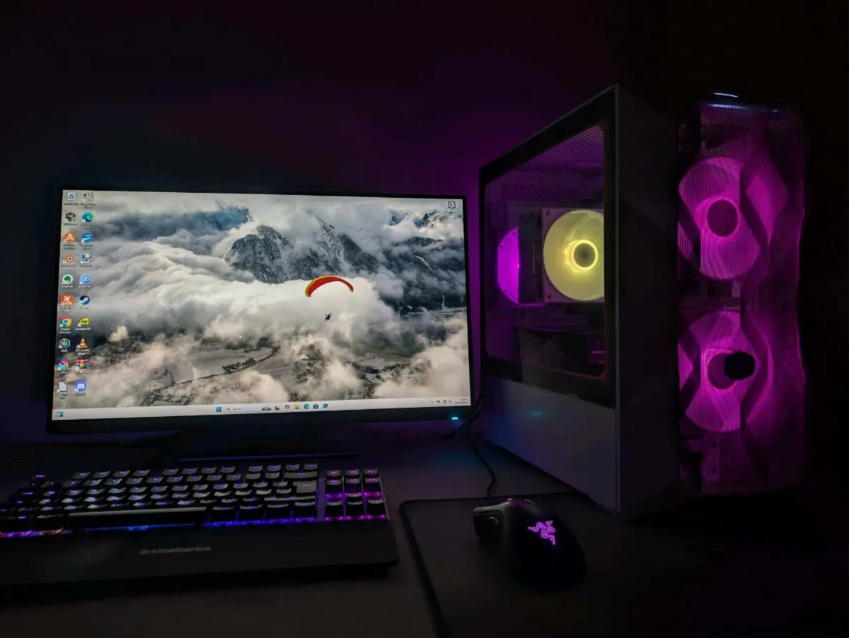 Full Setup Ryzen 5 5500 Gaming PC | RTX | 1TB Nvme - Image 1
