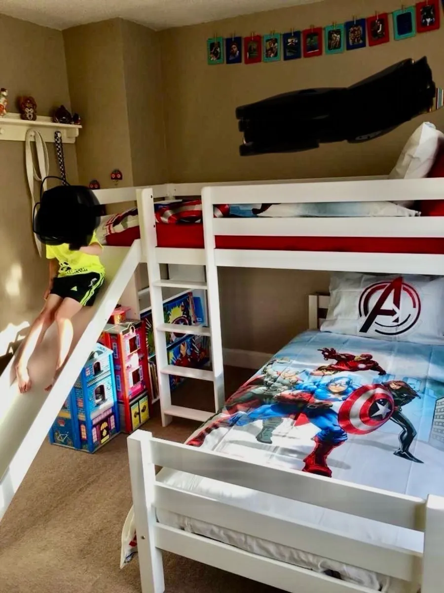 Bunk bed with slide