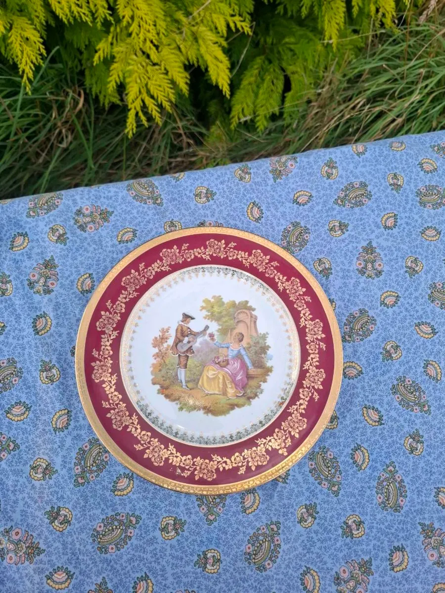 Limoges china plate postage possible - Image 1
