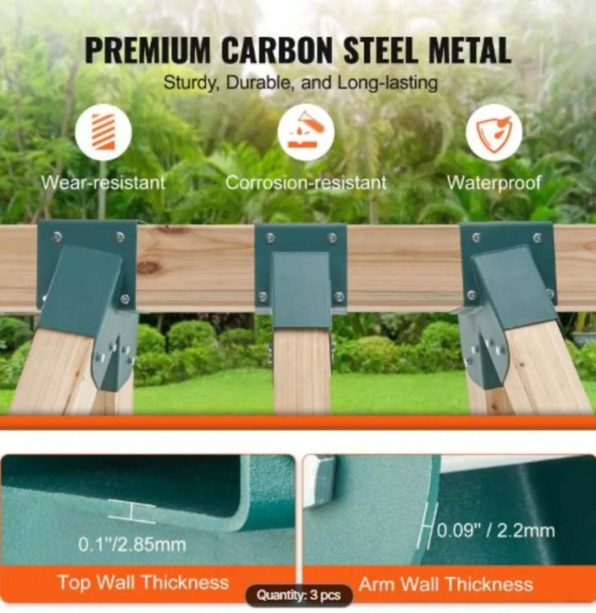 A-Frame Middle Swing Set Brackets, Heavy Duty - Image 2