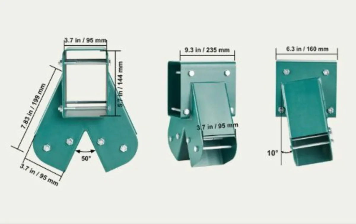 A-Frame Middle Swing Set Brackets, Heavy Duty - Image 4