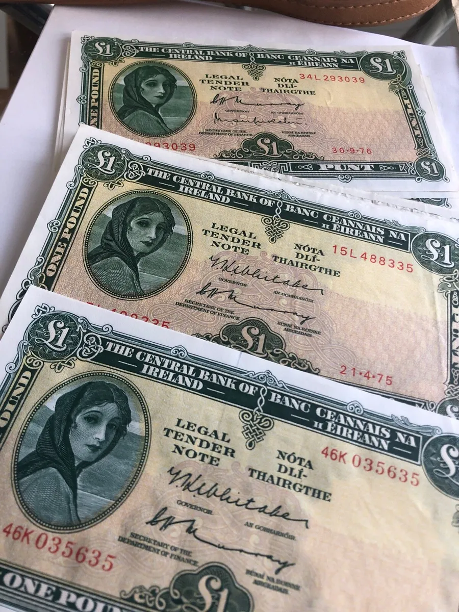 Old Irish Bank Notes - Image 1
