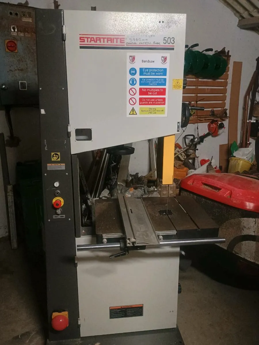 Large Startrite 503 industrial bandsaw 2013 - Image 2