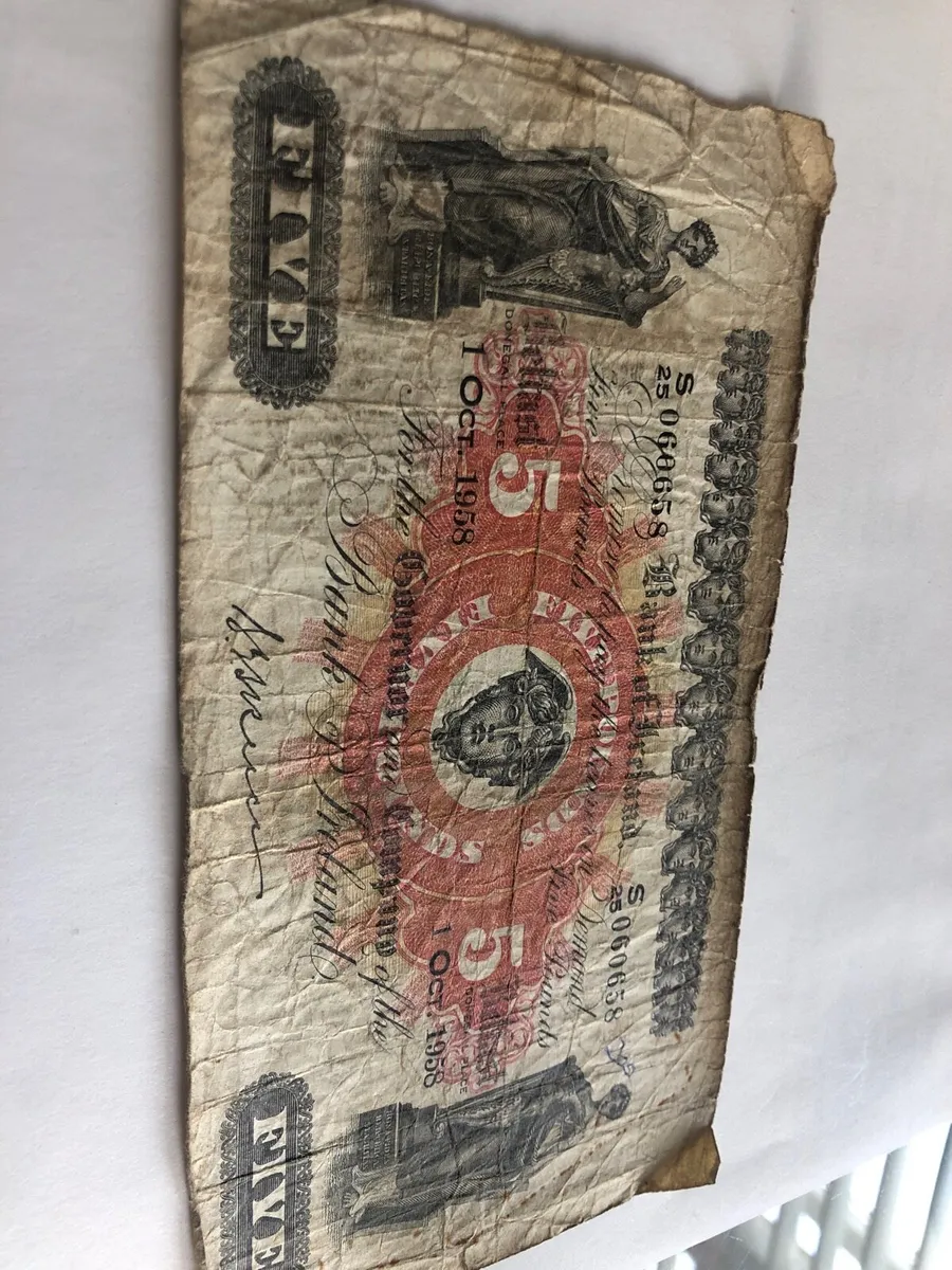 Old NI bank note - Image 1