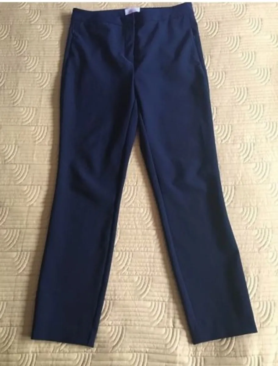 Savida Navy Trousers Size 12 - Image 1