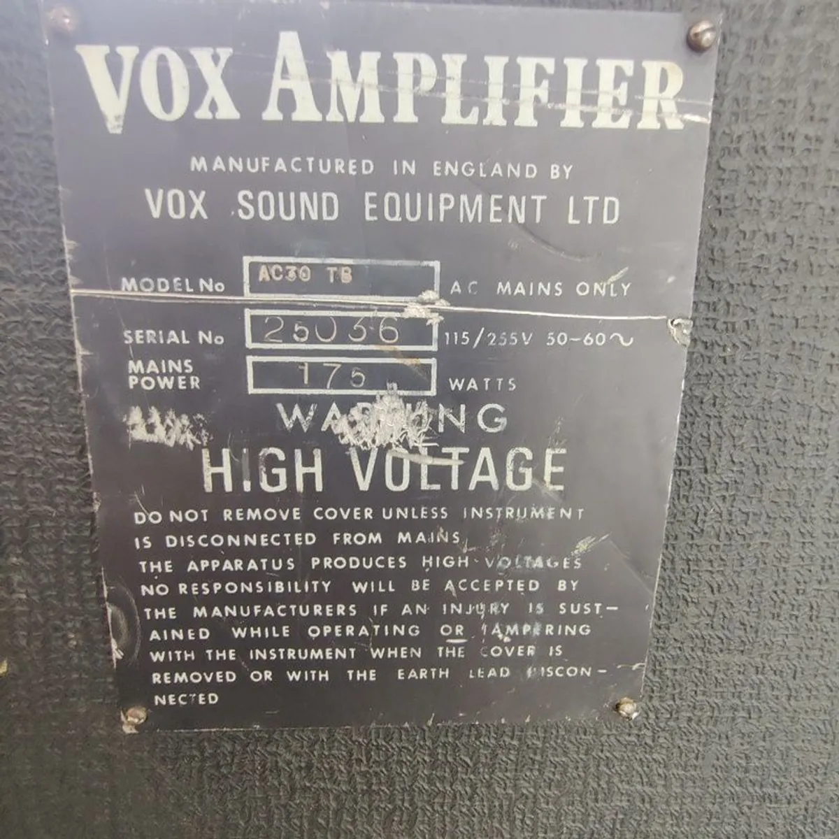 VOX AC30 early 1970s - Image 3