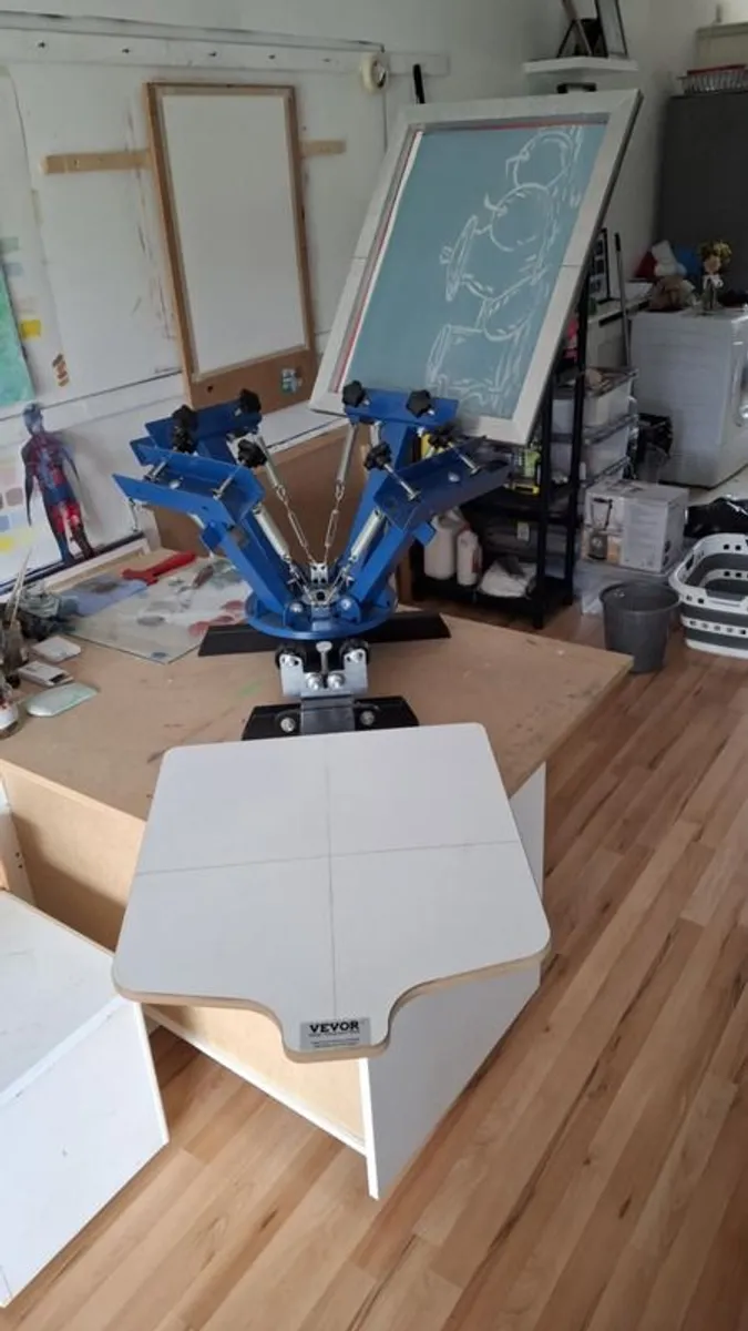 Screen Printing Machine - 4 Color, 1 Station - Image 1