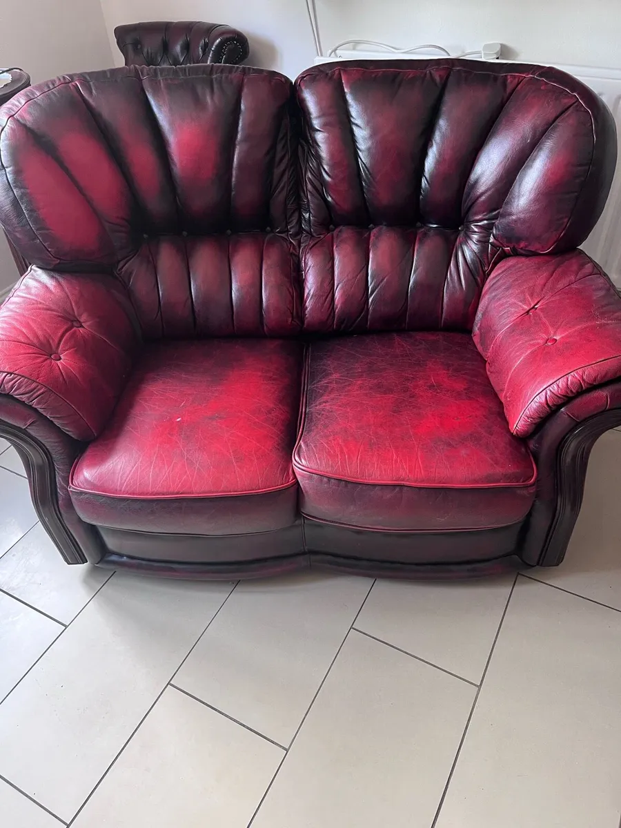 Couch 2 seater Leather - Image 2