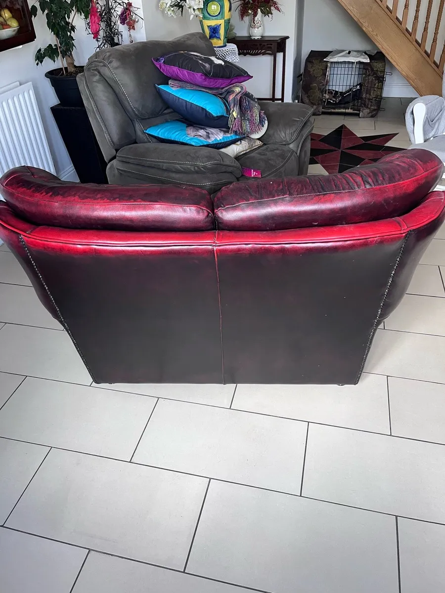 Couch 2 seater Leather - Image 4