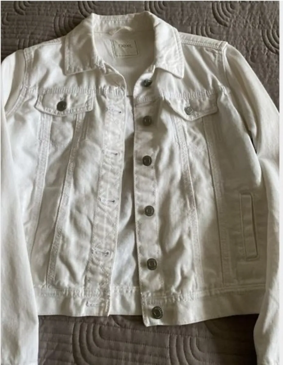 Next - White Denim Jacket - Age 13years - Image 2