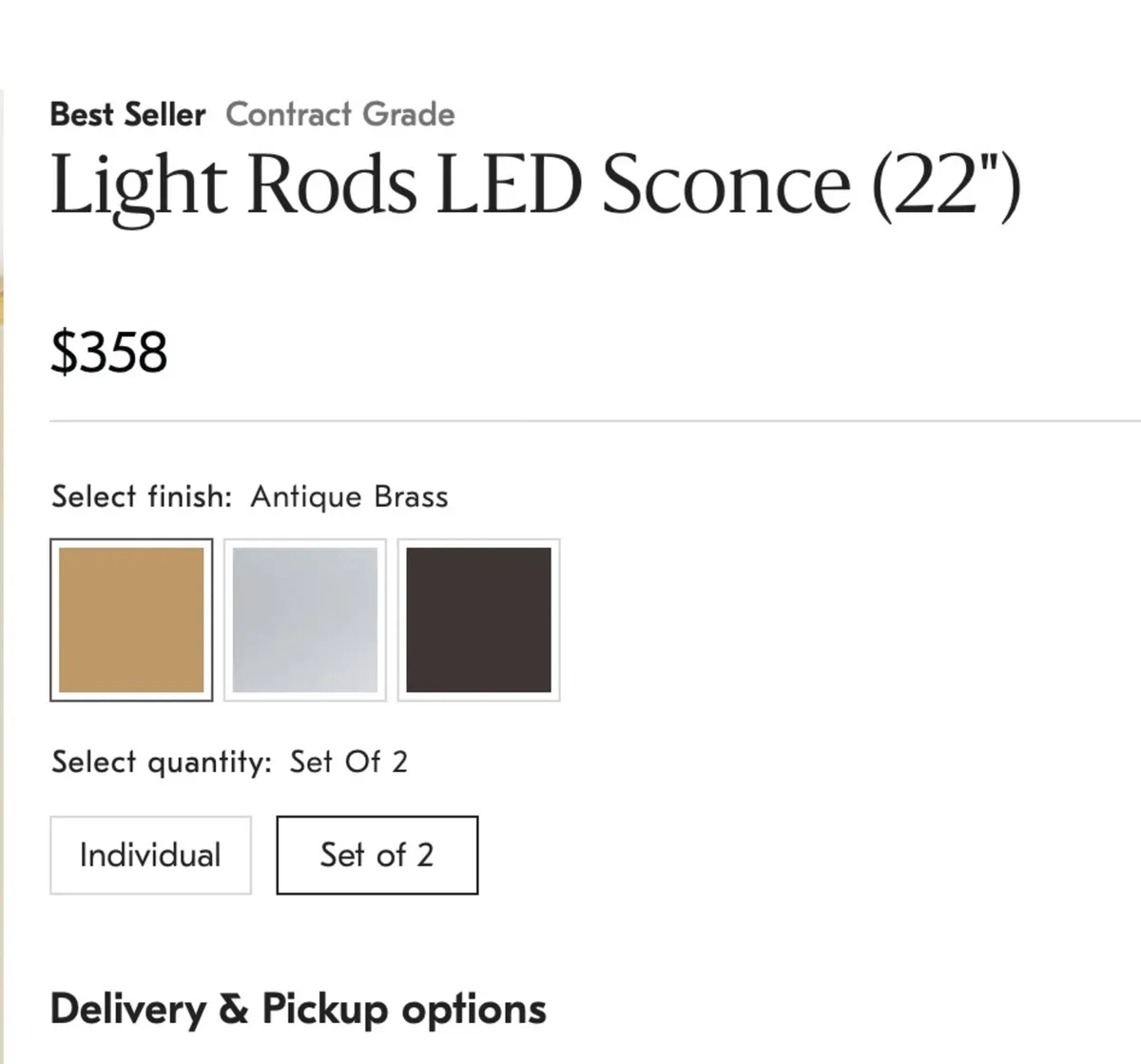 Two Light Rod LED Wall Sconces - West Elm - Image 4