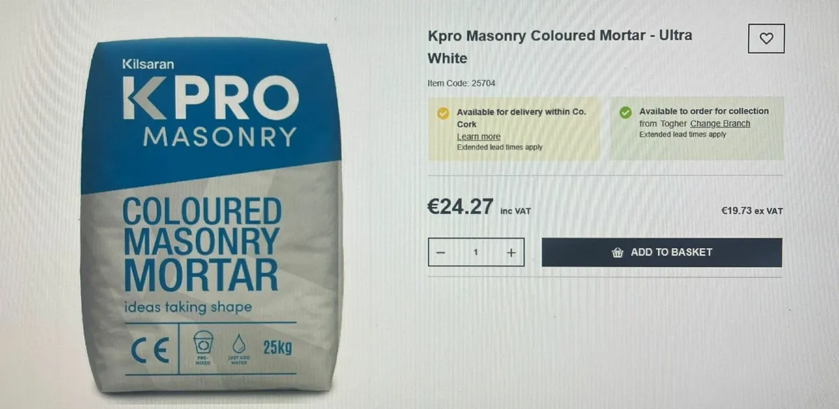 KPRO Coloured Masonry Mortar - Image 2