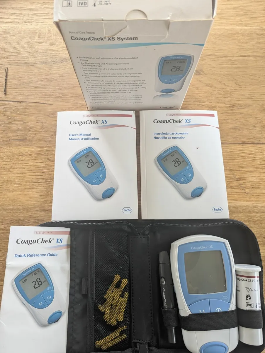 Roche Coaguchek XS system and test strips - Image 1