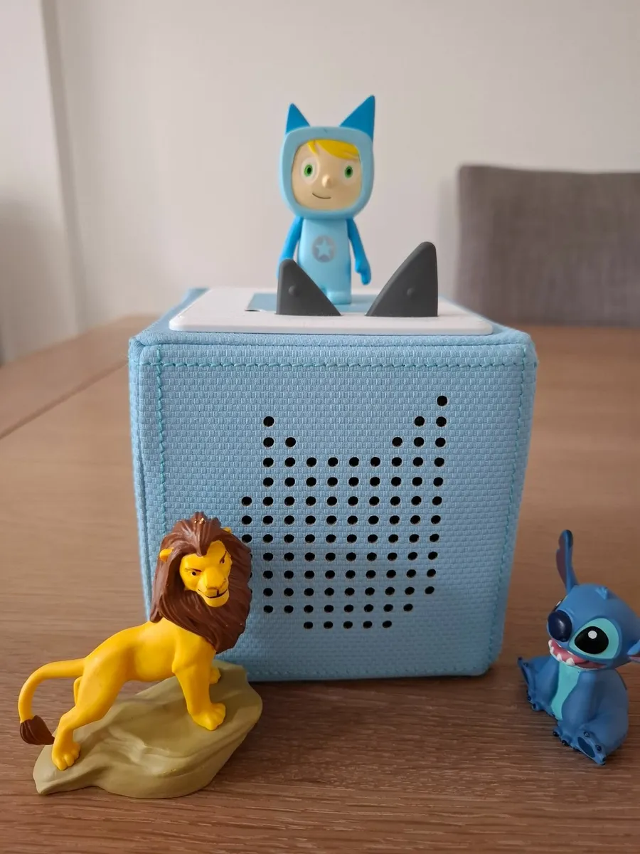 Toniebox  (blue) and 2 Tonie box characters - Image 3