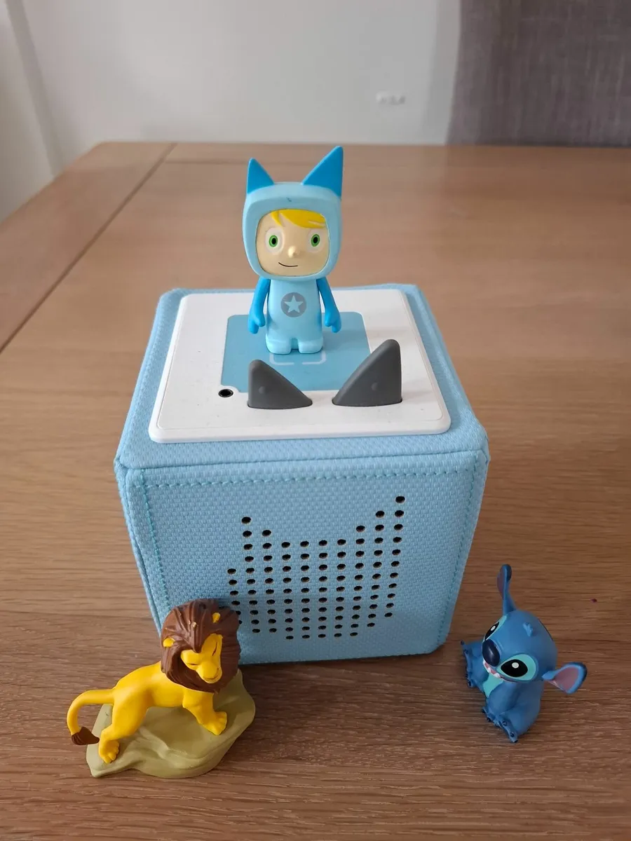 Toniebox  (blue) and 2 Tonie box characters - Image 2
