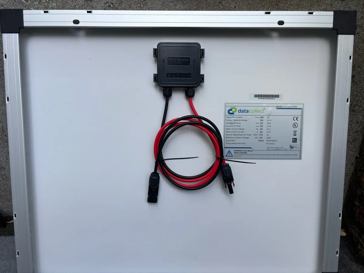 50W Solar panel kit with cable, controller, gland - Image 4