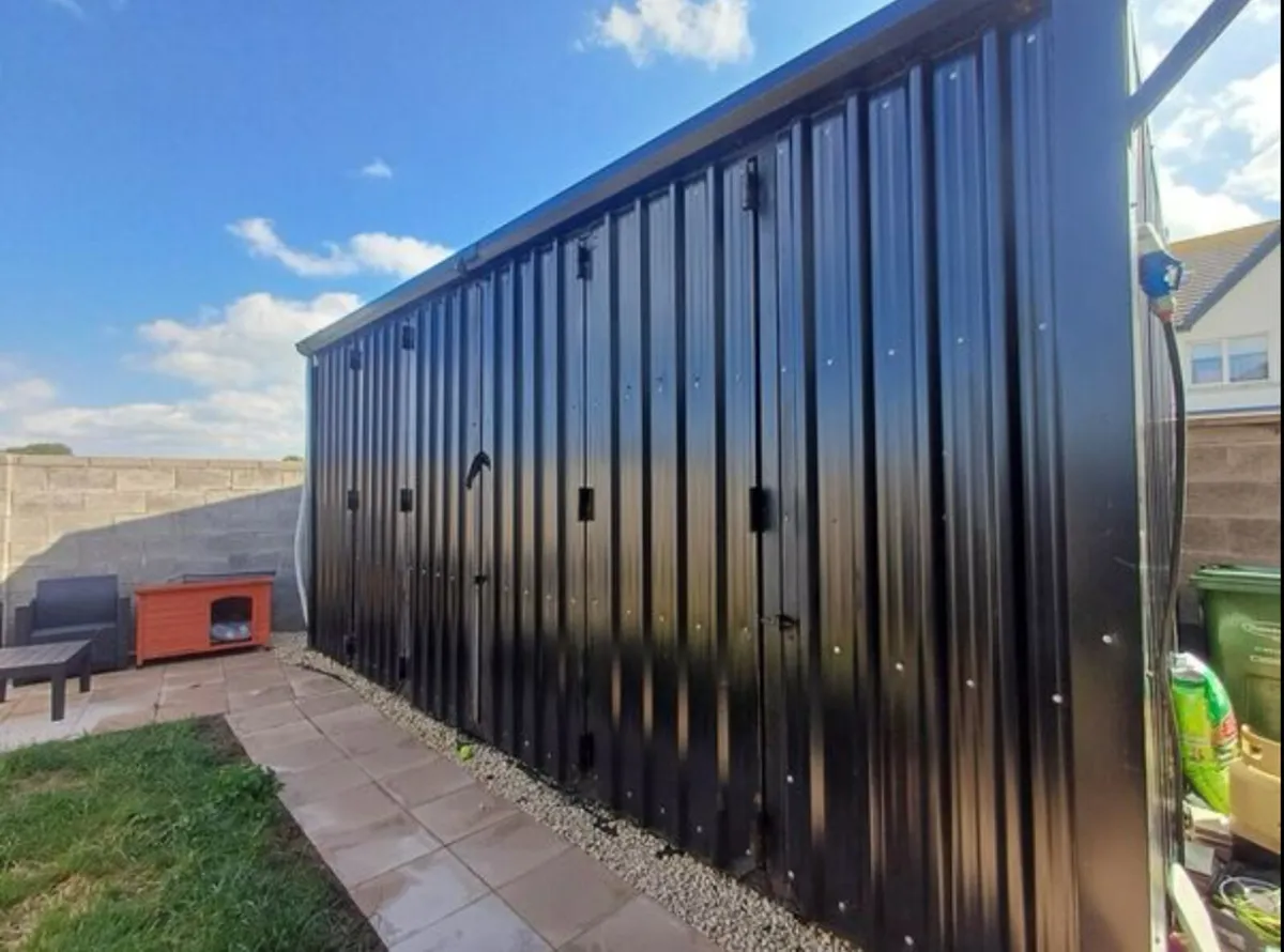 Shipping Container Style Garden Room/Gym - Image 1