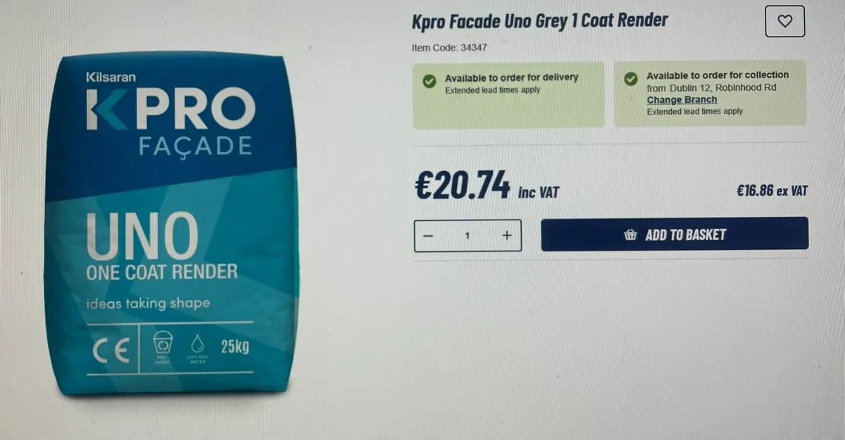 UNO  One Coat Render - Image 3