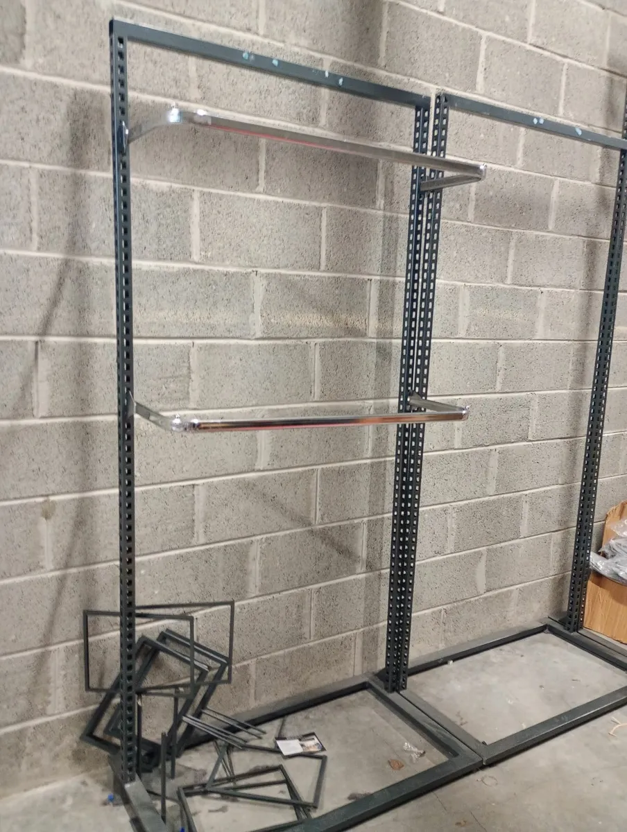 Retail, free standing wall fixture