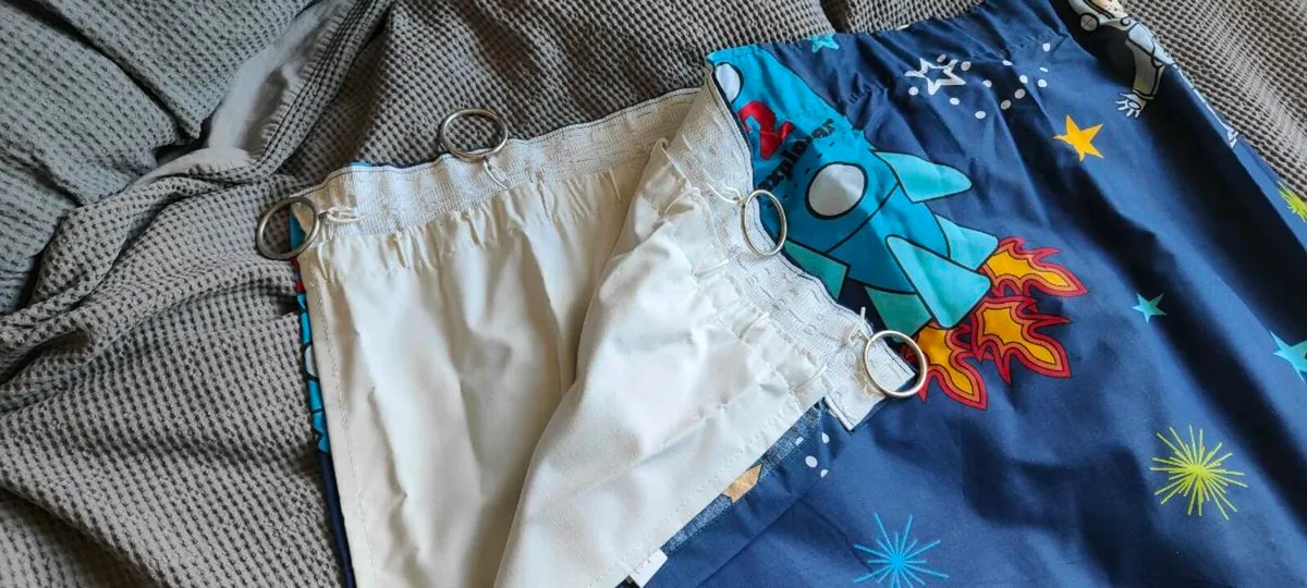Curtains and lampshade for young boys room - Image 2
