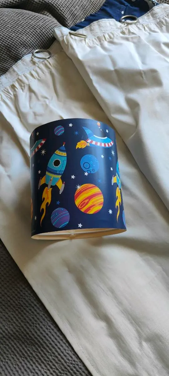 Curtains and lampshade for young boys room - Image 3