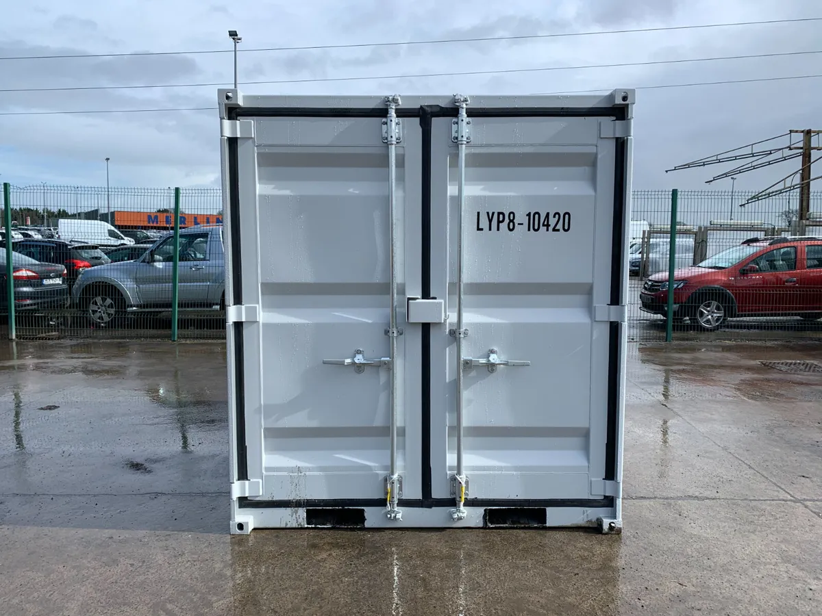 BID ONLINE NOW - UNRESERVED 8FT STORAGE CONTAINER - Image 1
