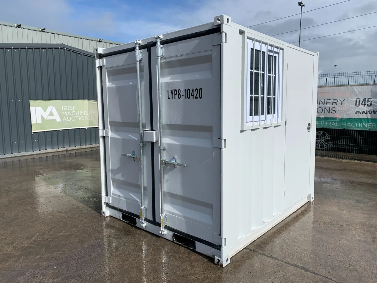 BID ONLINE NOW - UNRESERVED 8FT STORAGE CONTAINER - Image 2