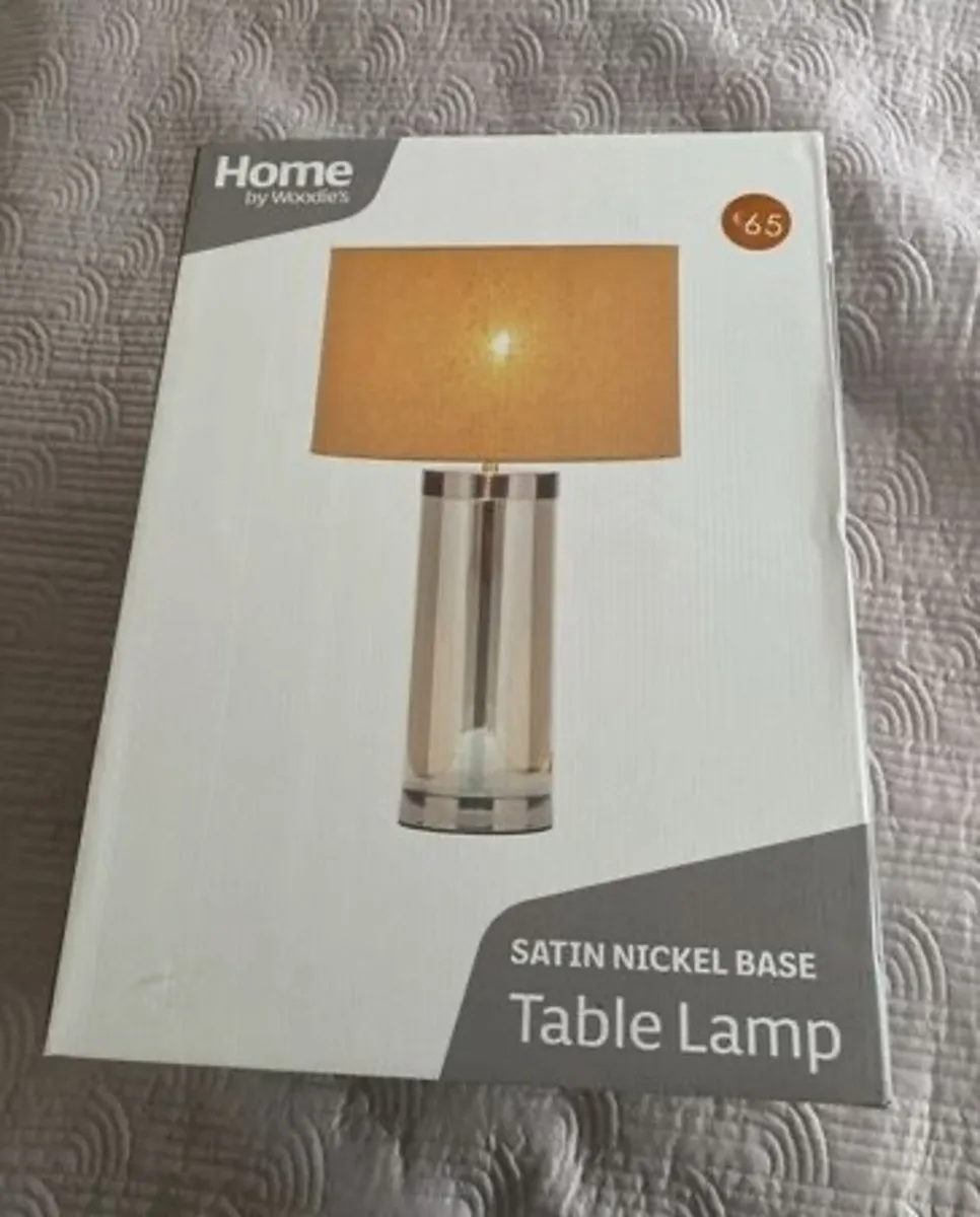 Lamp - Satin Nickel/Ochre- Woodies - Image 1