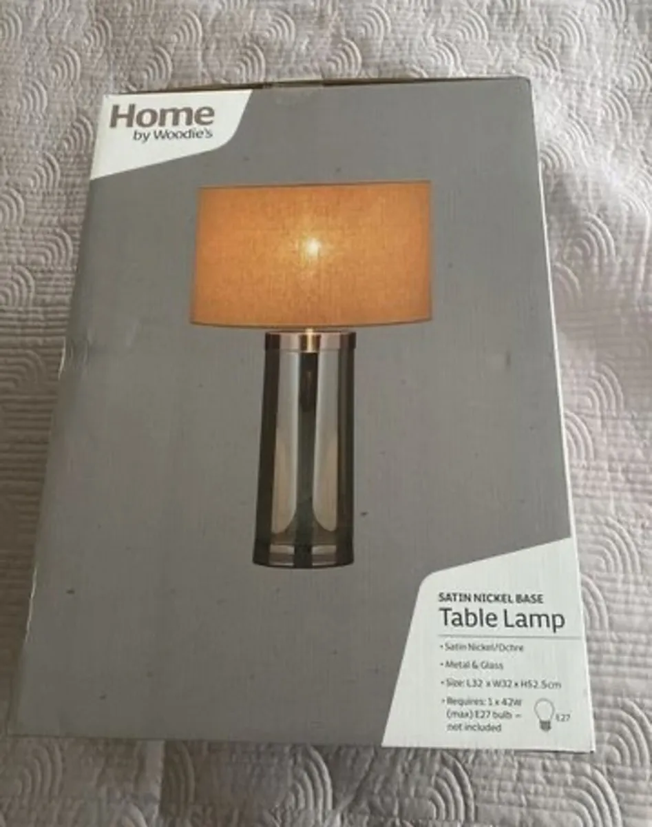 Lamp - Satin Nickel/Ochre- Woodies - Image 3