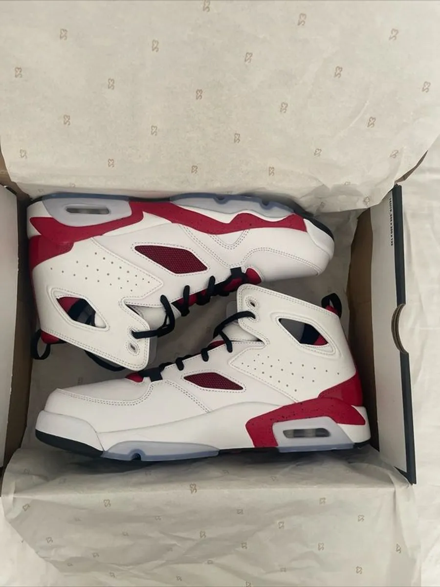 Nike Jordan flight club 91 White/Black/Red UK 10 - Image 1