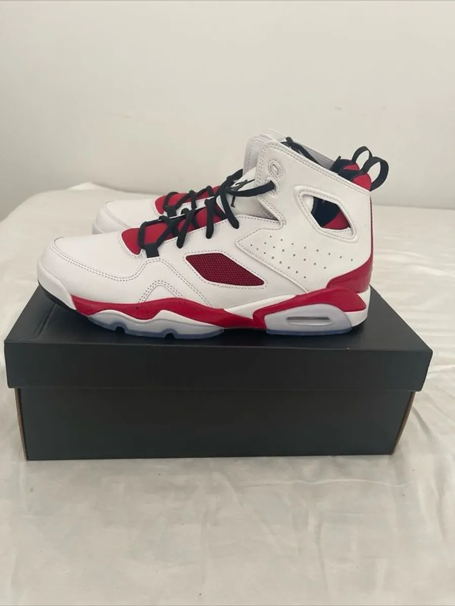 Nike Jordan flight club 91 White/Black/Red UK 10 - Image 2