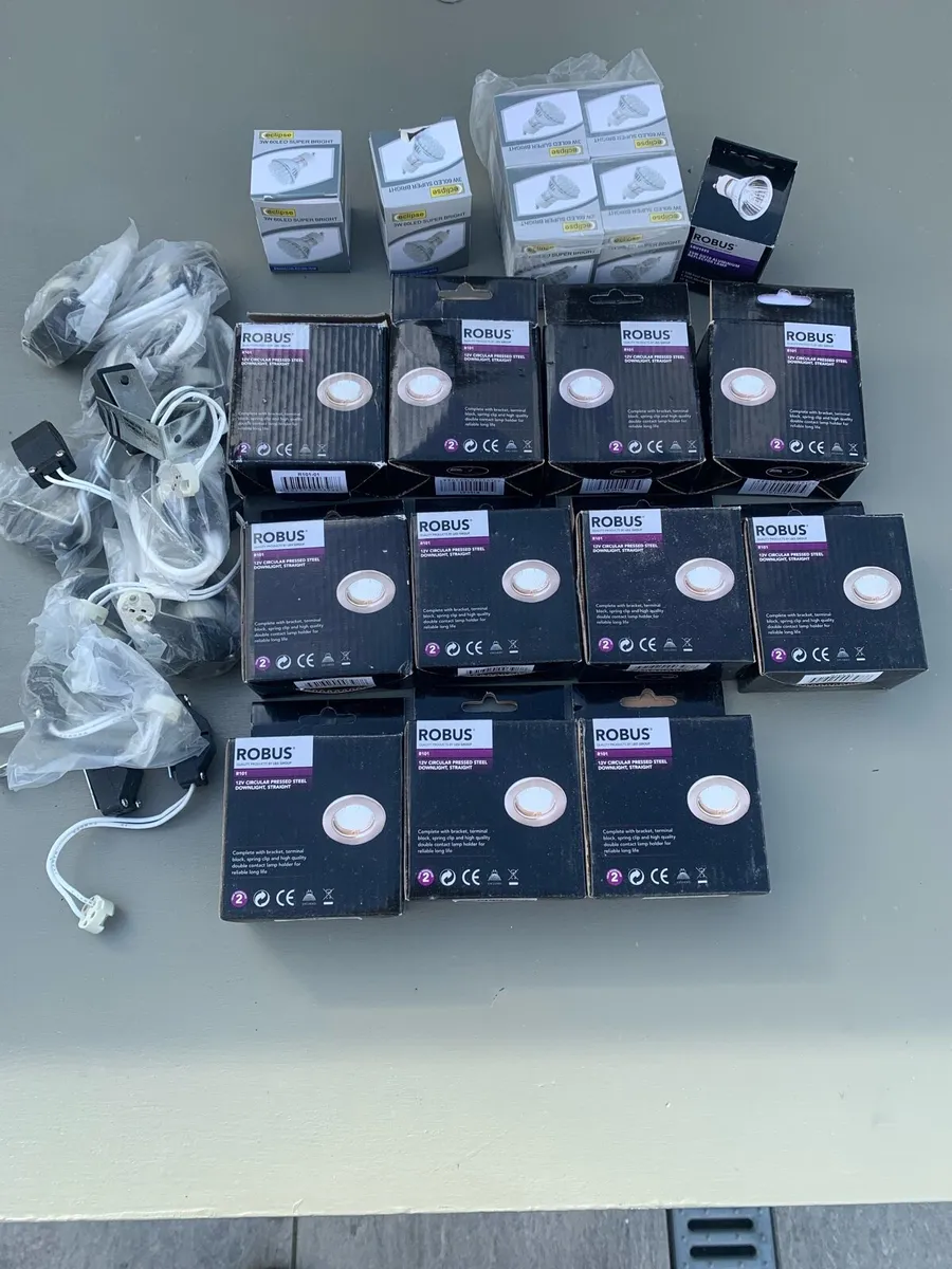 Downlighter lights x10 - Image 1