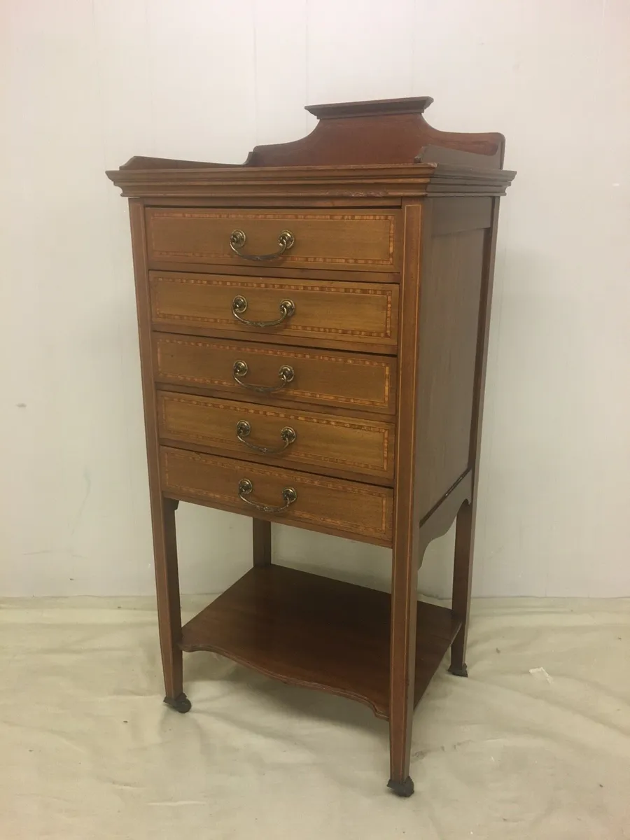 Edwardian Music Cabinet - Image 2