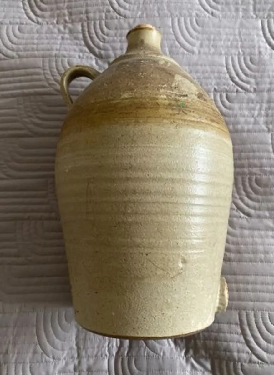 Large Vintage Stoneware Flagoon - Image 1