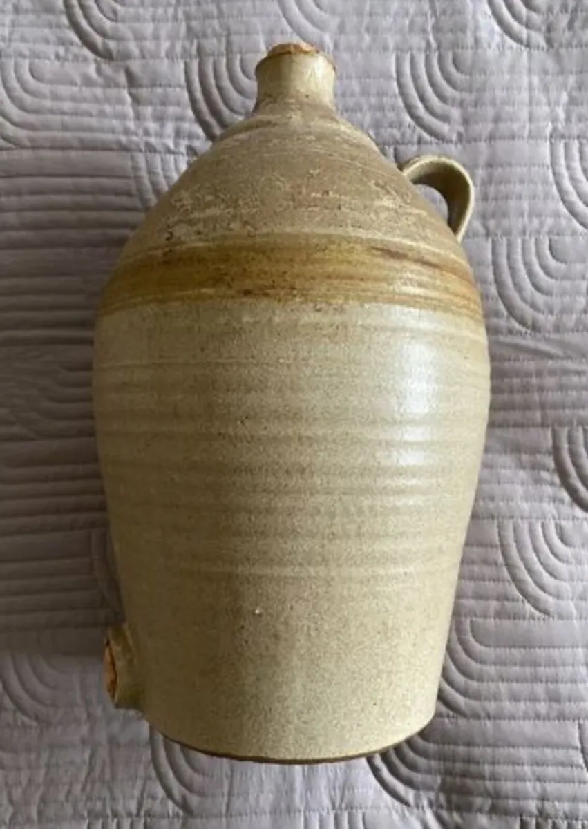 Large Vintage Stoneware Flagoon - Image 3