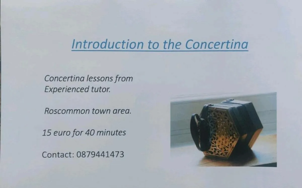 Concertina lessons