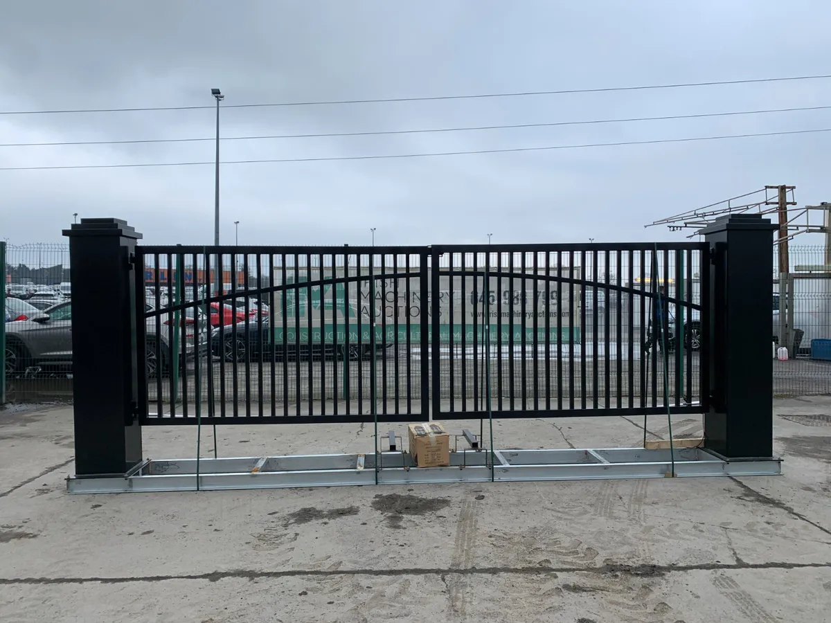 BID ONLINE NOW - 20FT ELECTRIC ENTRANCE GATES - Image 1